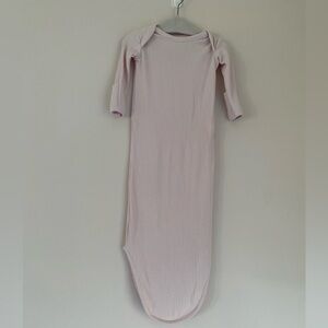 Posh peanut bamboo gown light pink size 0-3 month